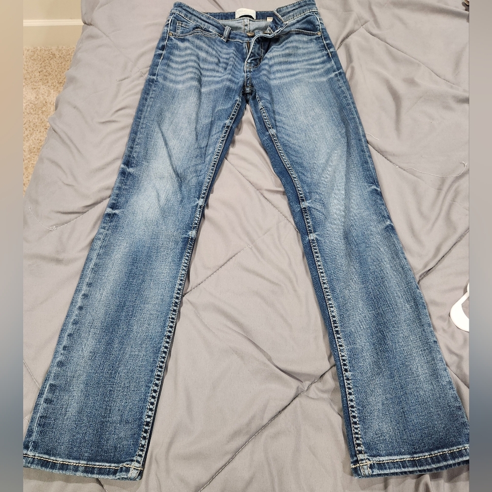 BKE Stella mid rise straight leg jeans size 28R
